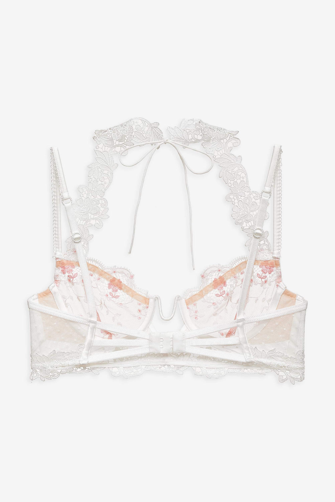 For Love and Lemons Le Fleur Underwire Bra - Peach
