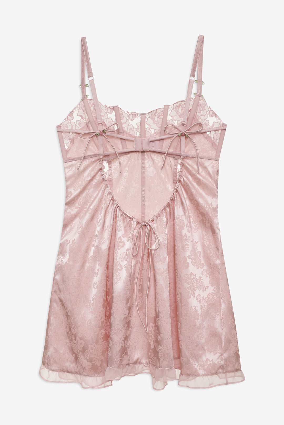 For Love and Lemons Blissful Blooms Slip Dress - Pink
