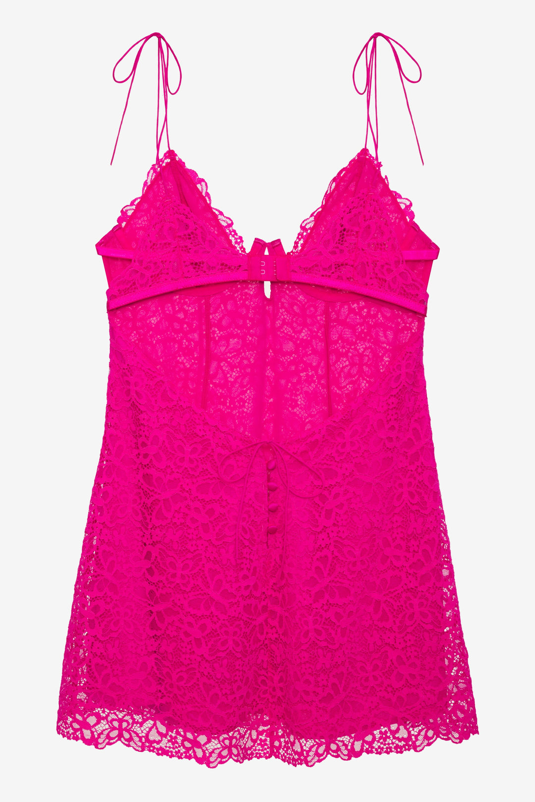 For Love and Lemons Creamsicle Lace Slip Dress - Pink