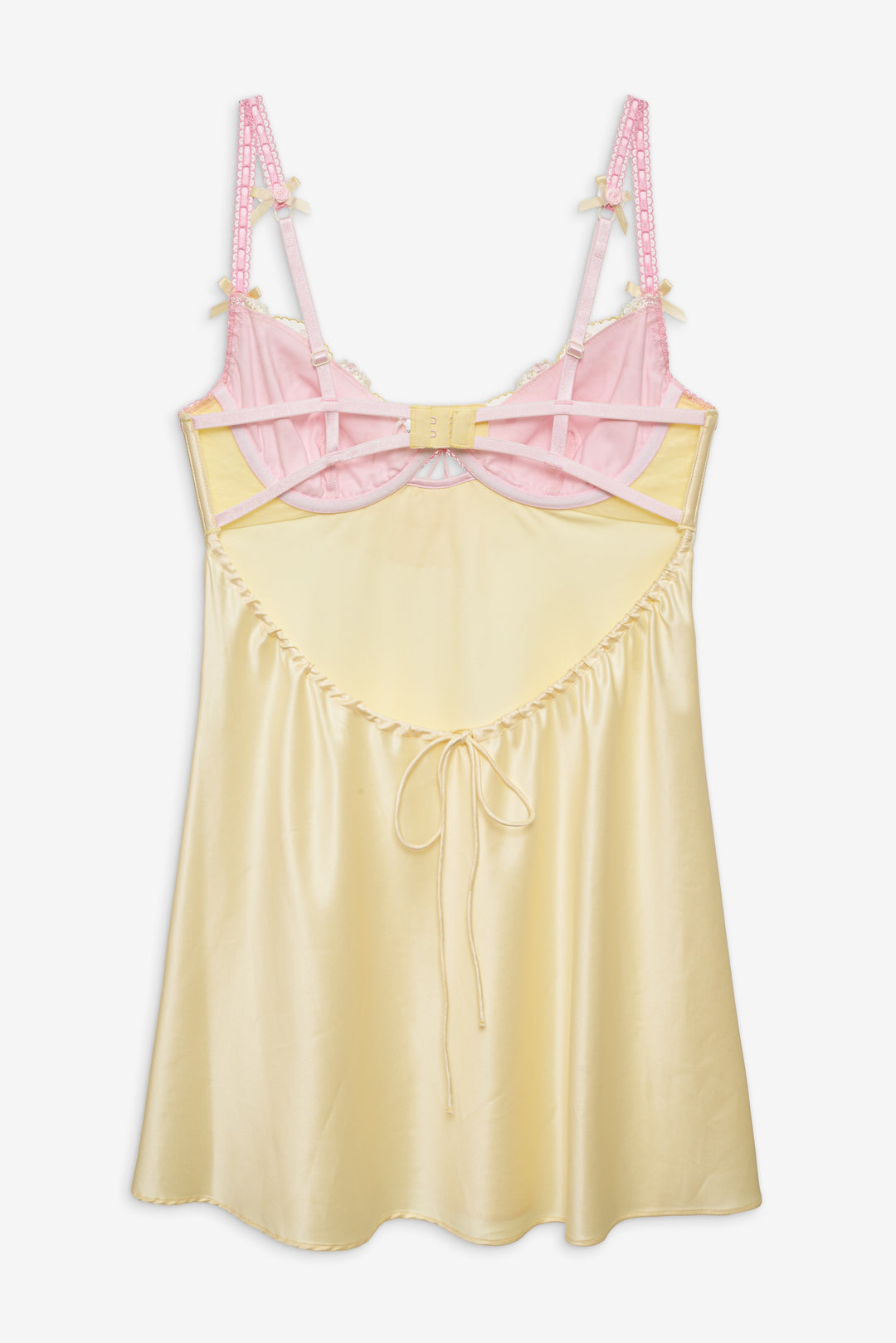For Love and Lemons Sunny Bouquet Slip Dress - Multi Yellow