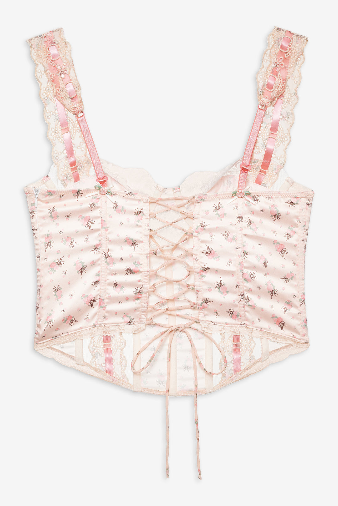 For Love and Lemons Peaches & Cream Bustier - Peach