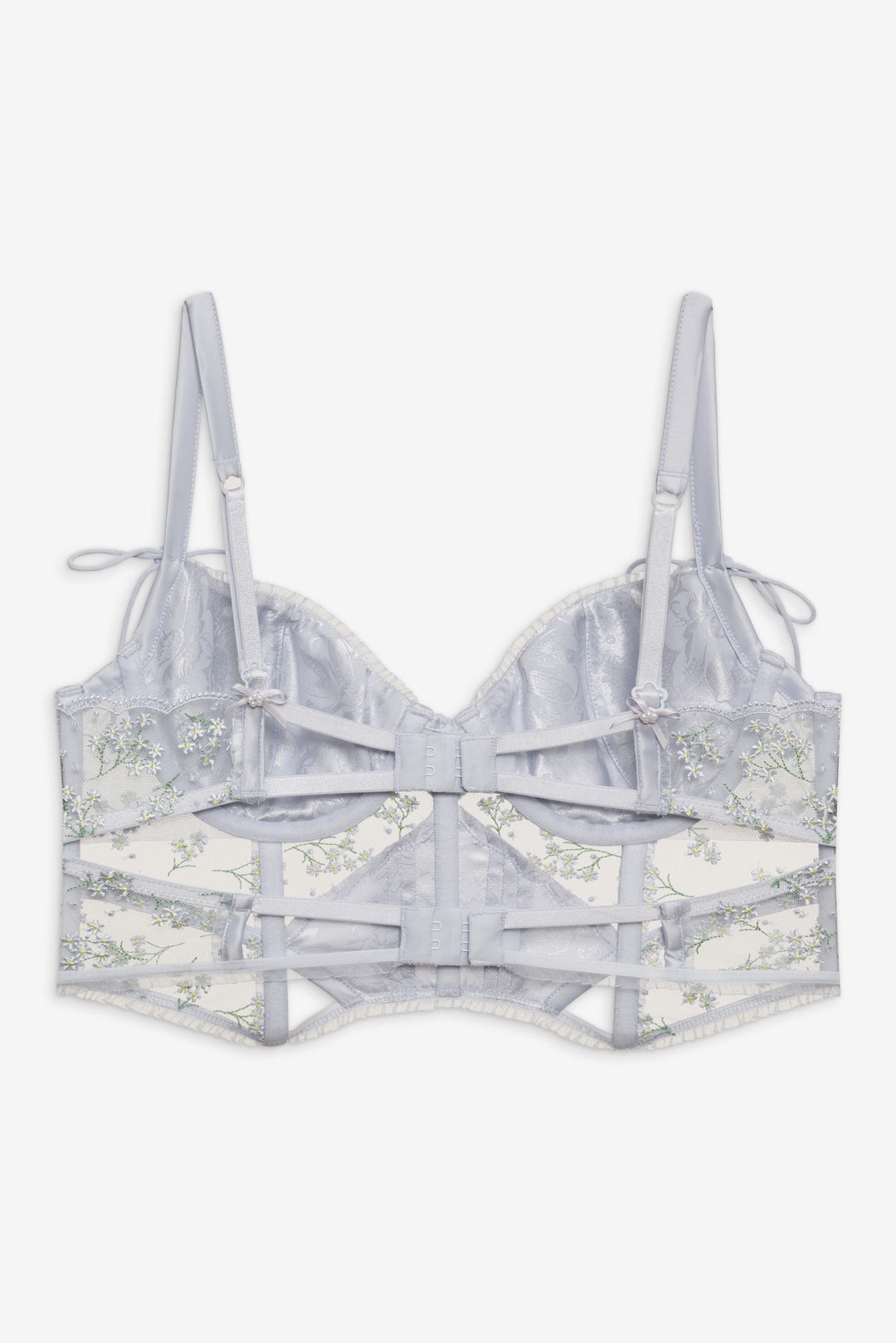 For Love and Lemons Baby's Breath Bustier - Blue