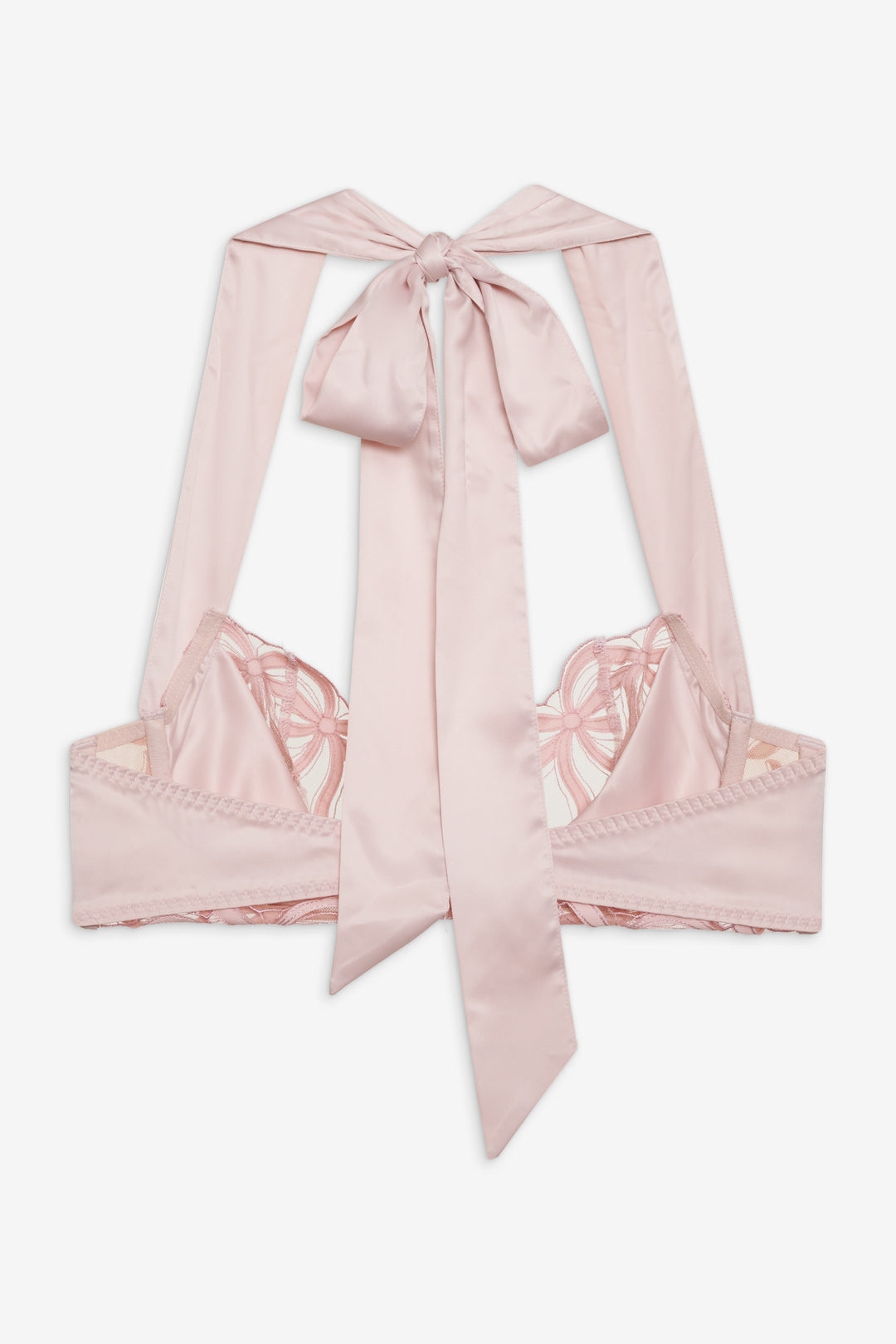 For Love and Lemons Hallie Underwire Bra - Pink