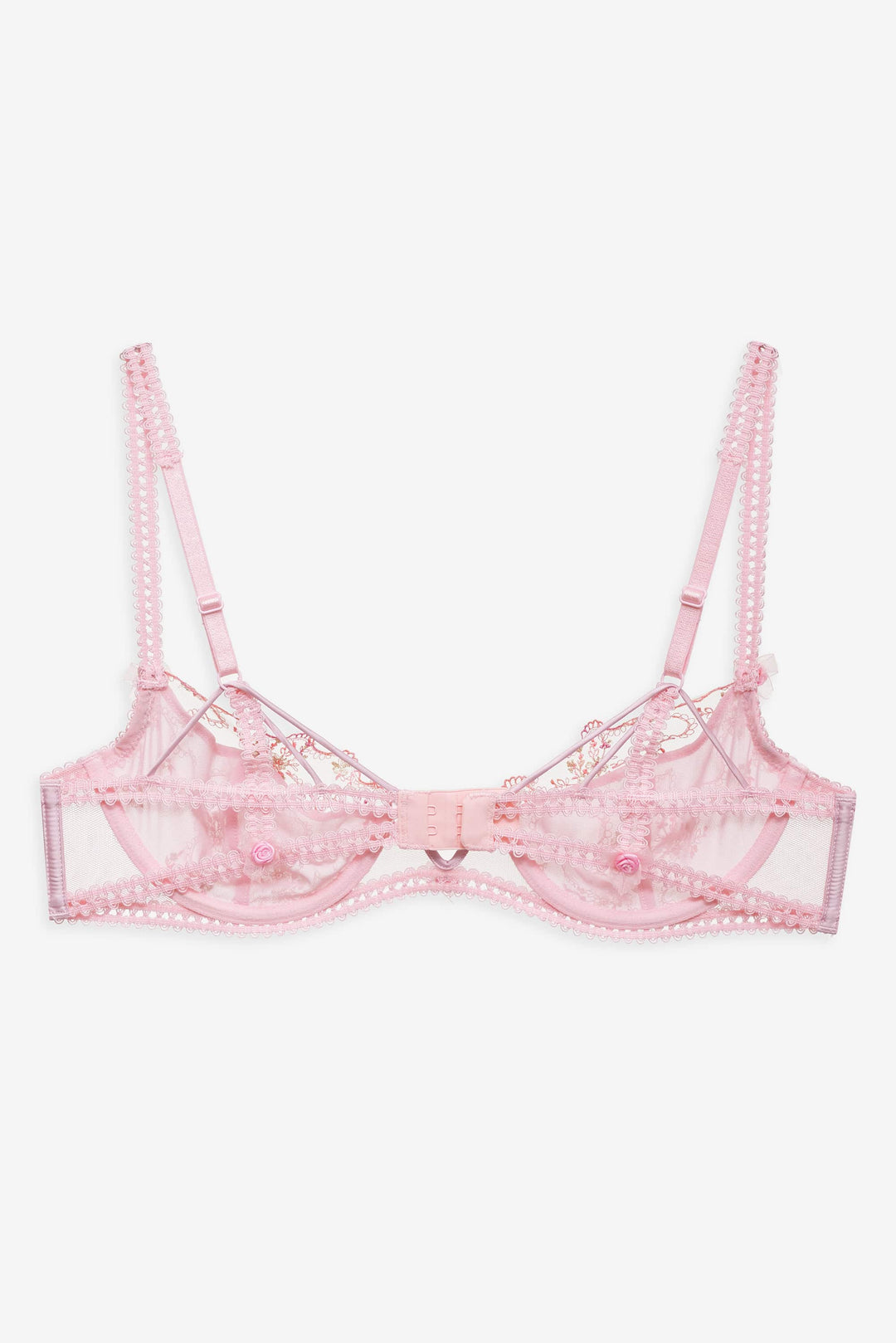 For Love and Lemons Dainty Daphne Underwire Bra - Pink