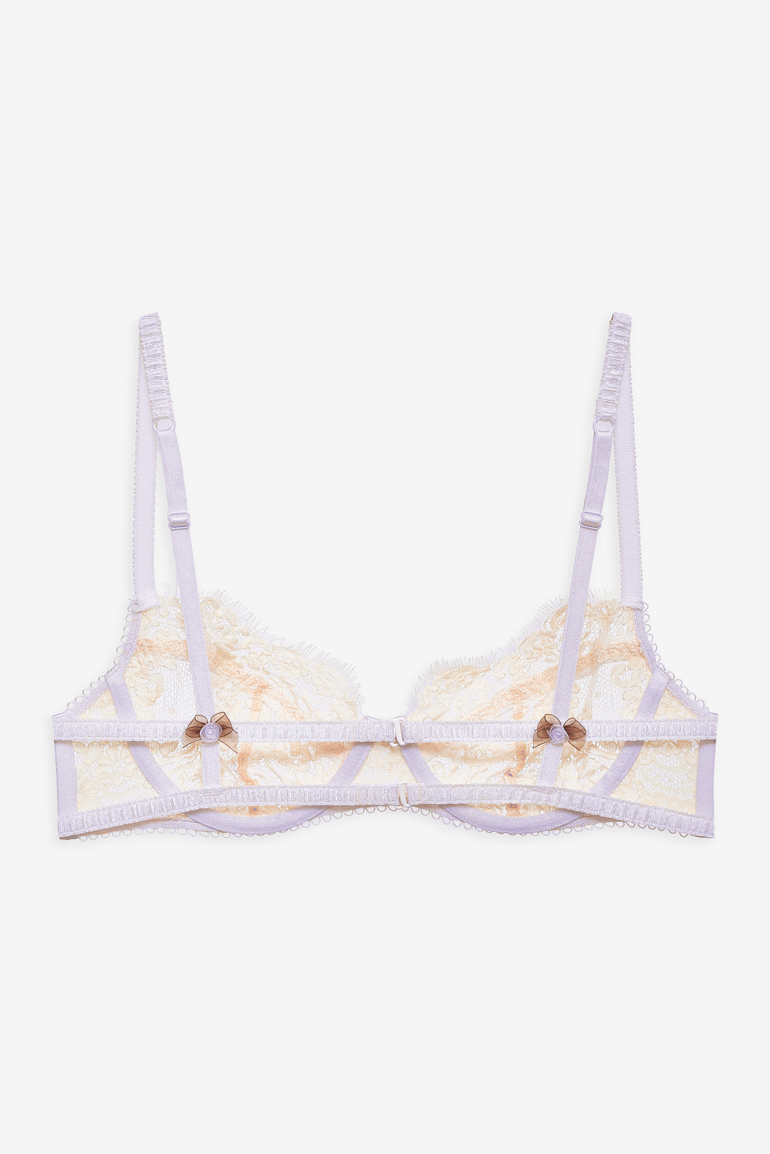 For Love and Lemons Victoria Lace Underwire Bra - Cream