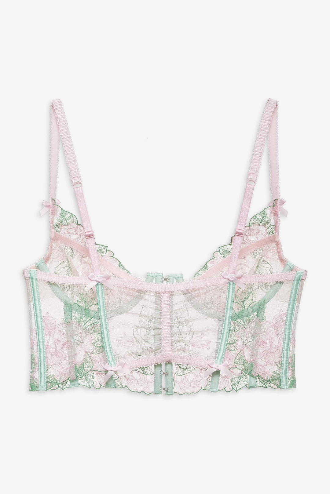 For Love and Lemons Love Story Bustier - Green
