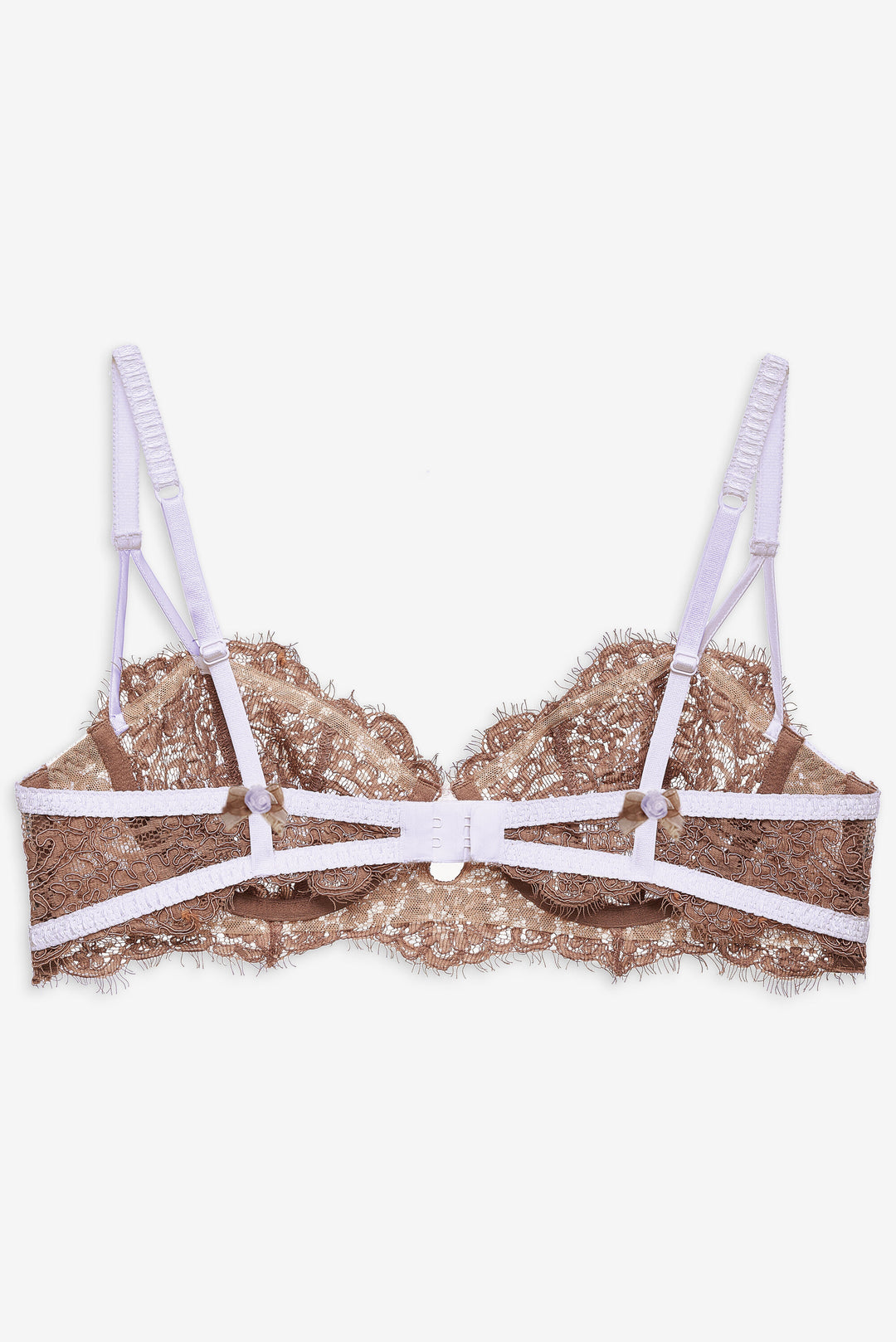 For Love and Lemons Holly Underwire Bra - Chocolate