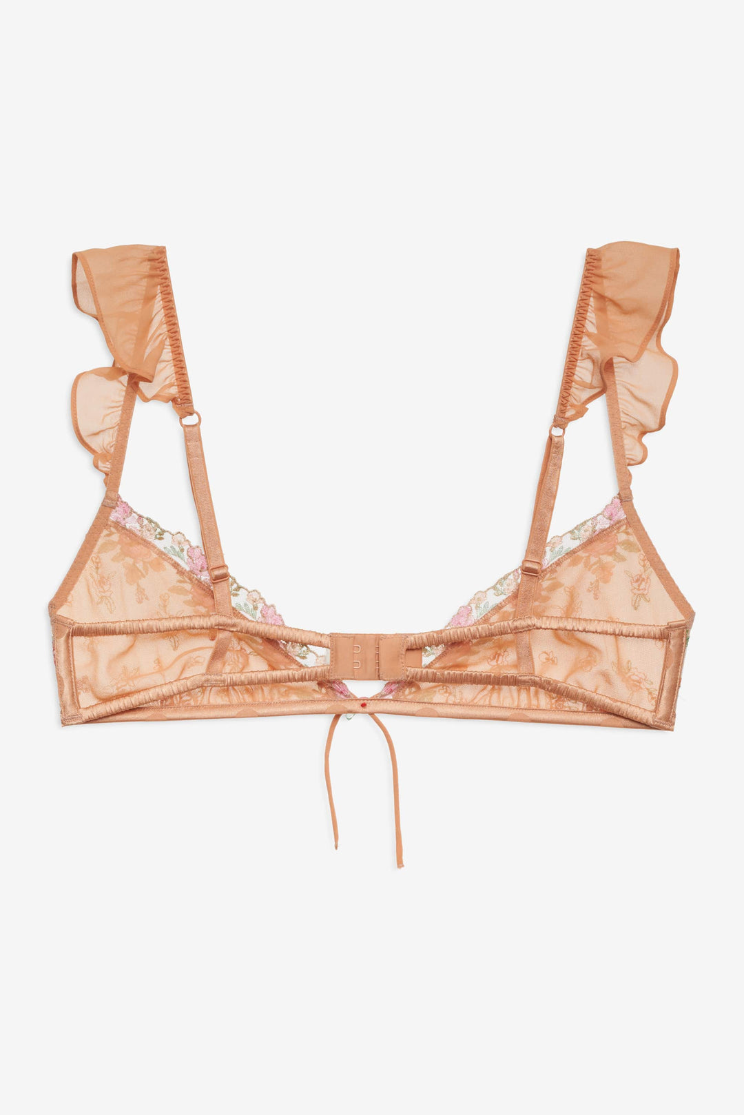 For Love and Lemons Glimmer Rosebud Bralette - Rose Gold