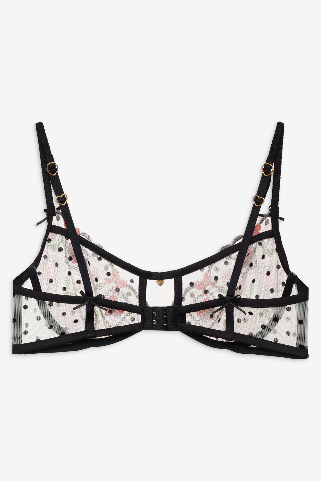 For Love and Lemons Paris Underwire Bra - Red