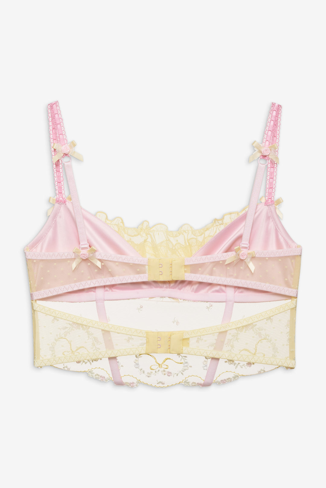 For Love and Lemons Sunny Bouquet Bustier - Multi Yellow