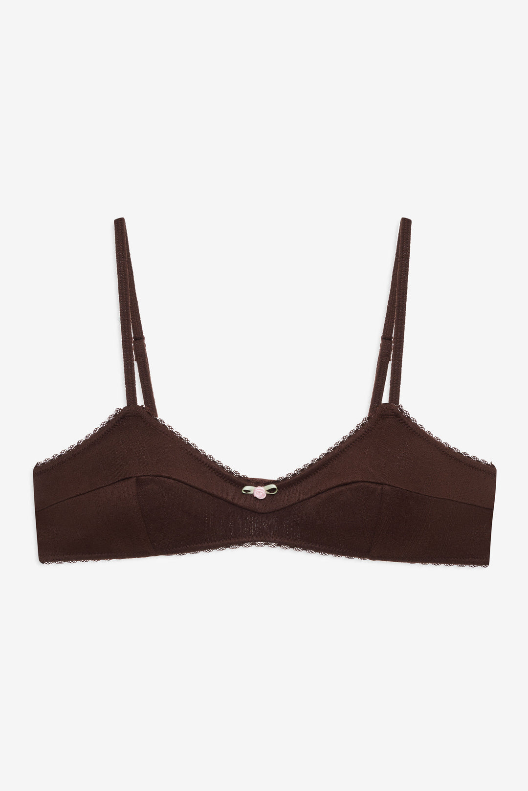 For Love and Lemons Elliana Bralette - Chocolate