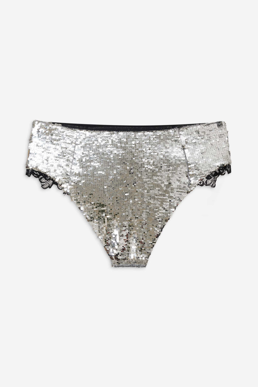 For Love and Lemons Maia High-waist Panty - Silver