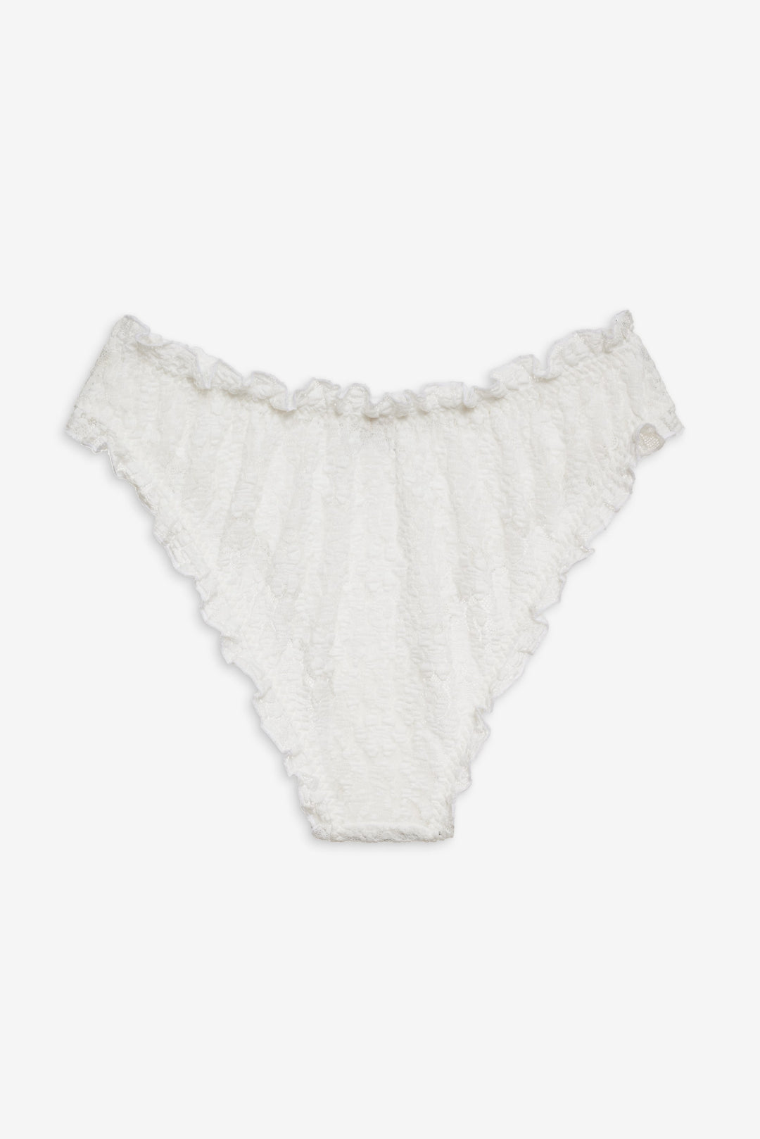 For Love and Lemons Sally Stretch Lace Cheeky Panty - White