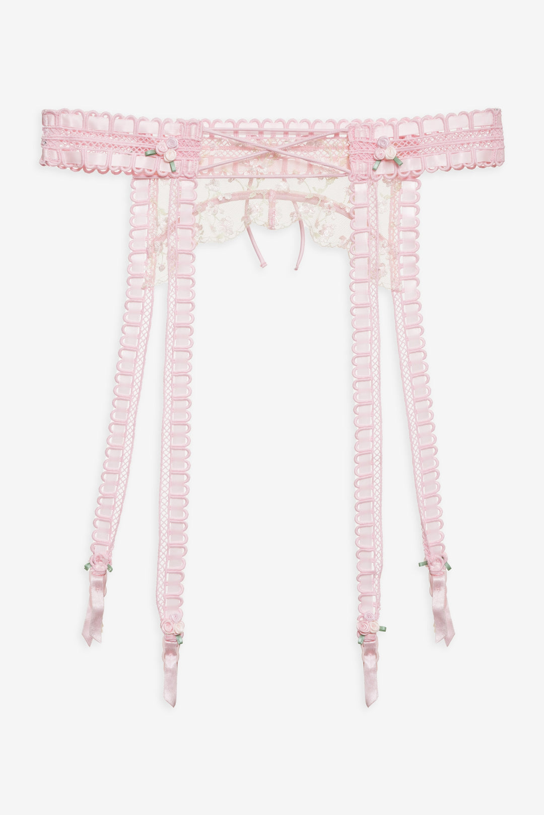 For Love and Lemons Pinkaboo Garter Belt - Pink
