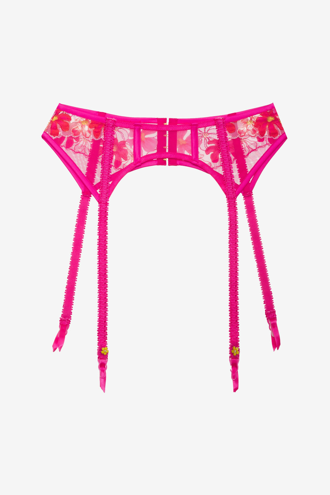 For Love and Lemons Anemone Garter Belt - Pink