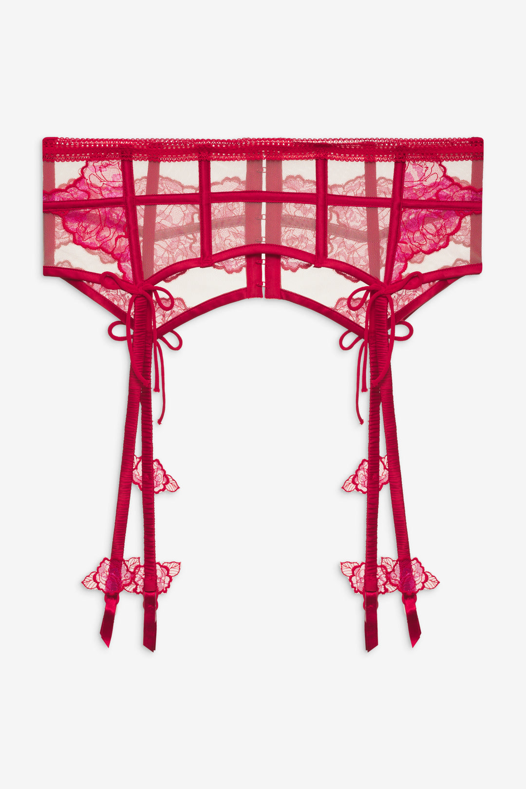 For Love and Lemons Cordelia Garter Belt - Red
