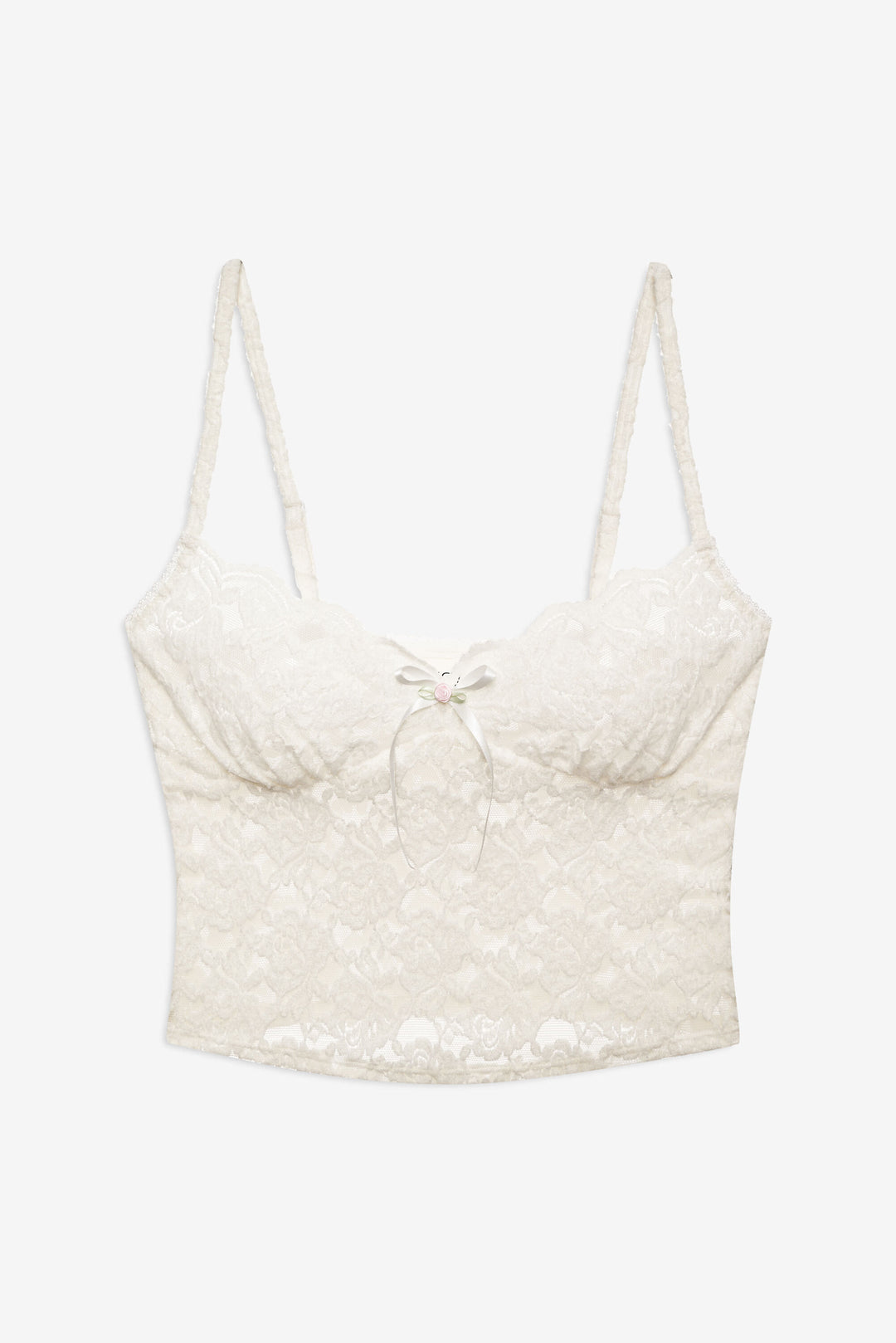 For Love and Lemons Cloud Lace Cami - White