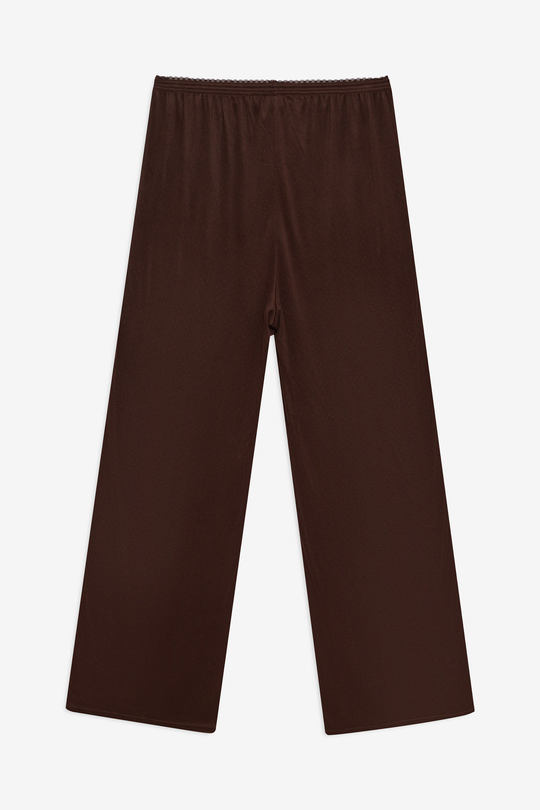 For Love and Lemons Elliana Wide Leg Pant - Chocolate