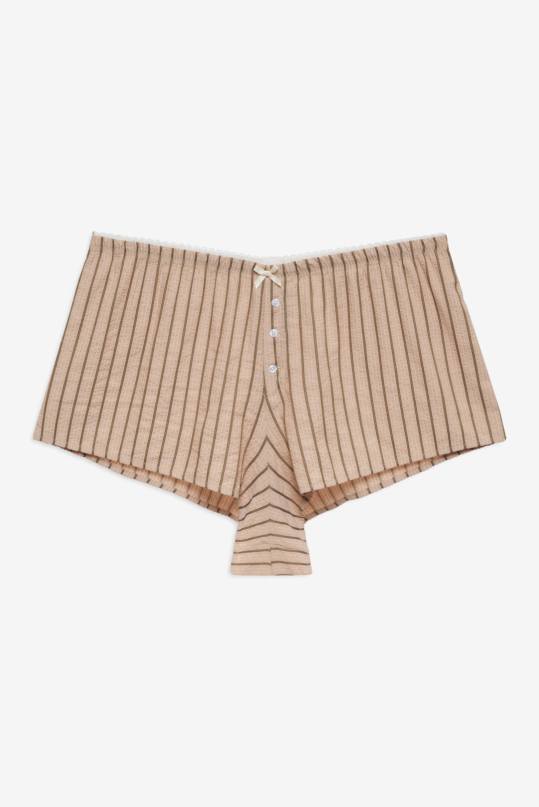 For Love and Lemons Mindy Boxer Short - Brown