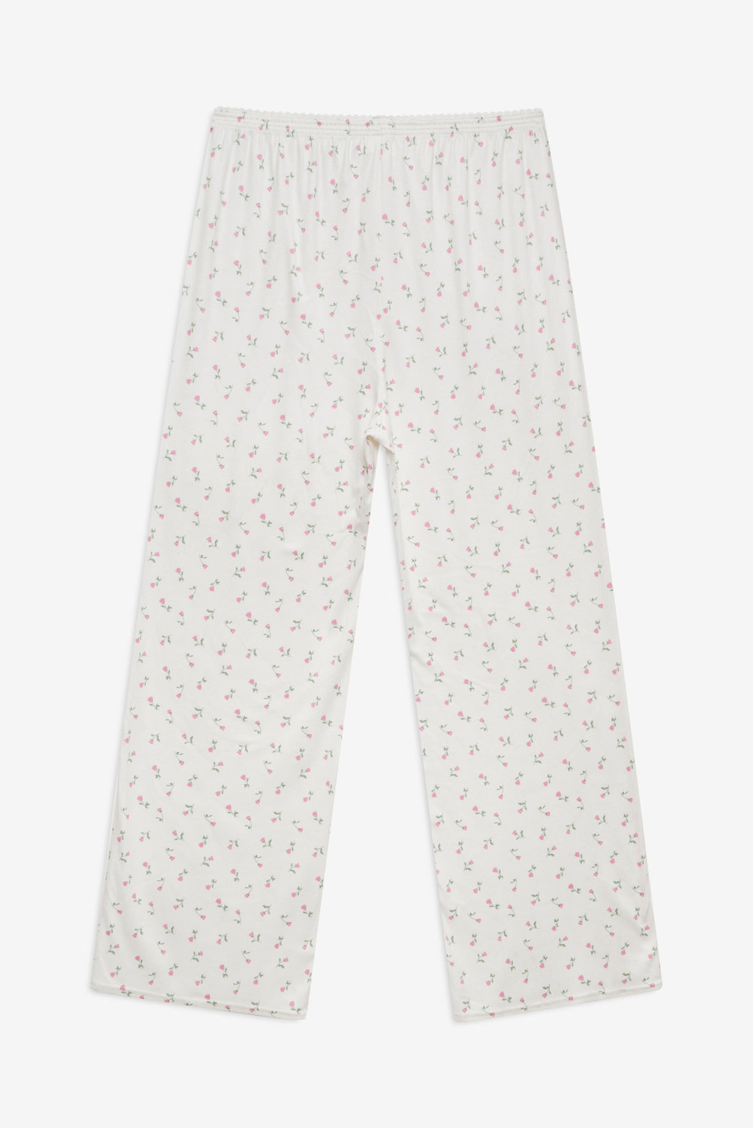 For Love and Lemons Elliana Wide Leg Pant - White