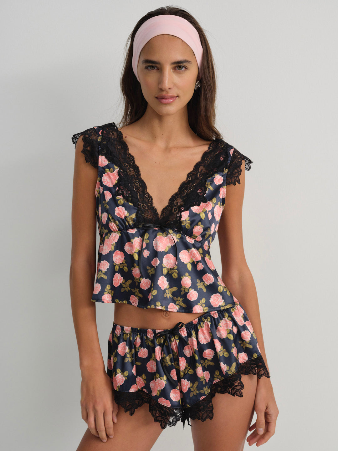 For Love and Lemons Kayla Sleep Short - Navy