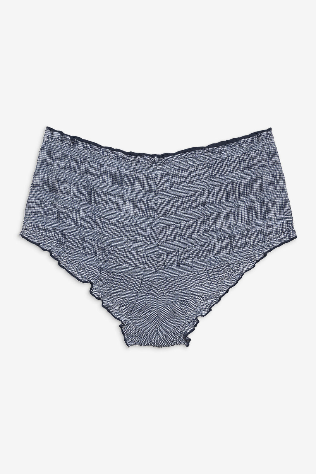 For Love and Lemons Denim Hearts Bloomer Short - Blue