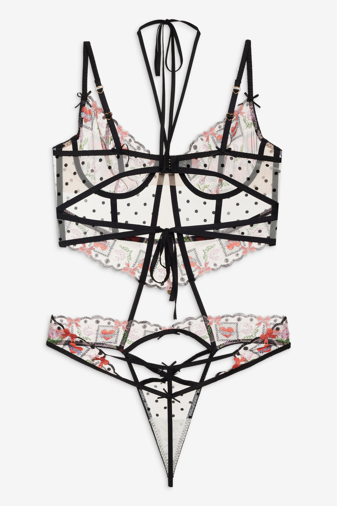 For Love and Lemons Paris Teddy - Red