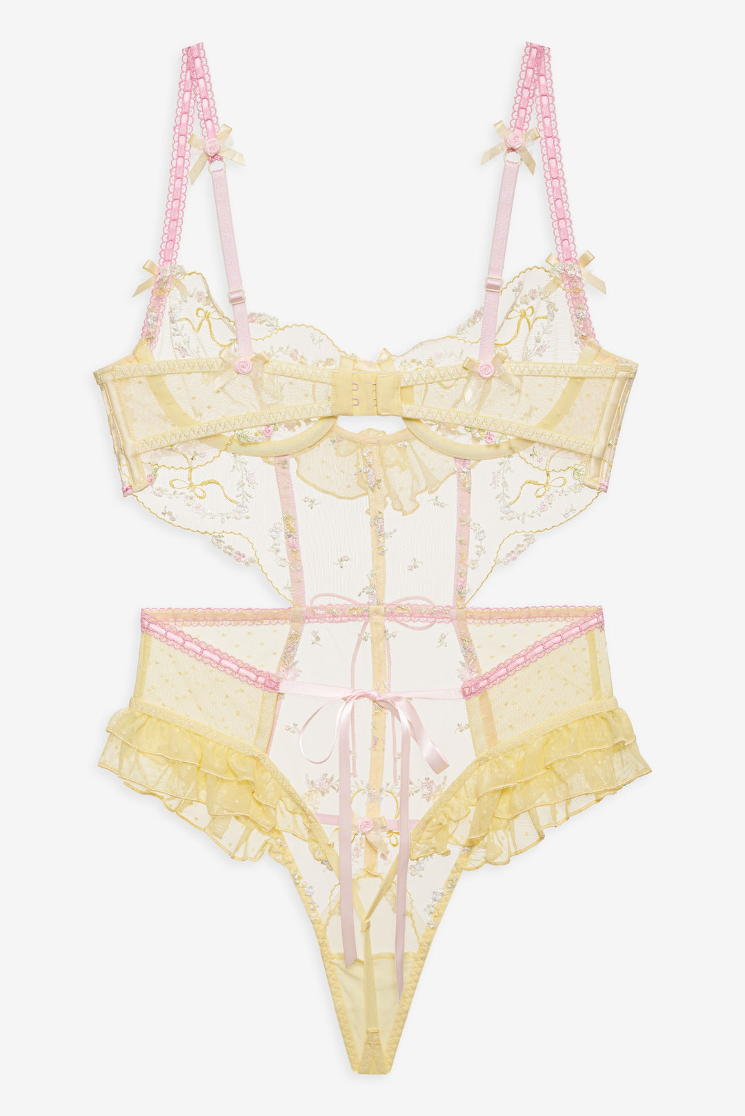 For Love and Lemons Sunny Bouquet Teddy - Multi Yellow