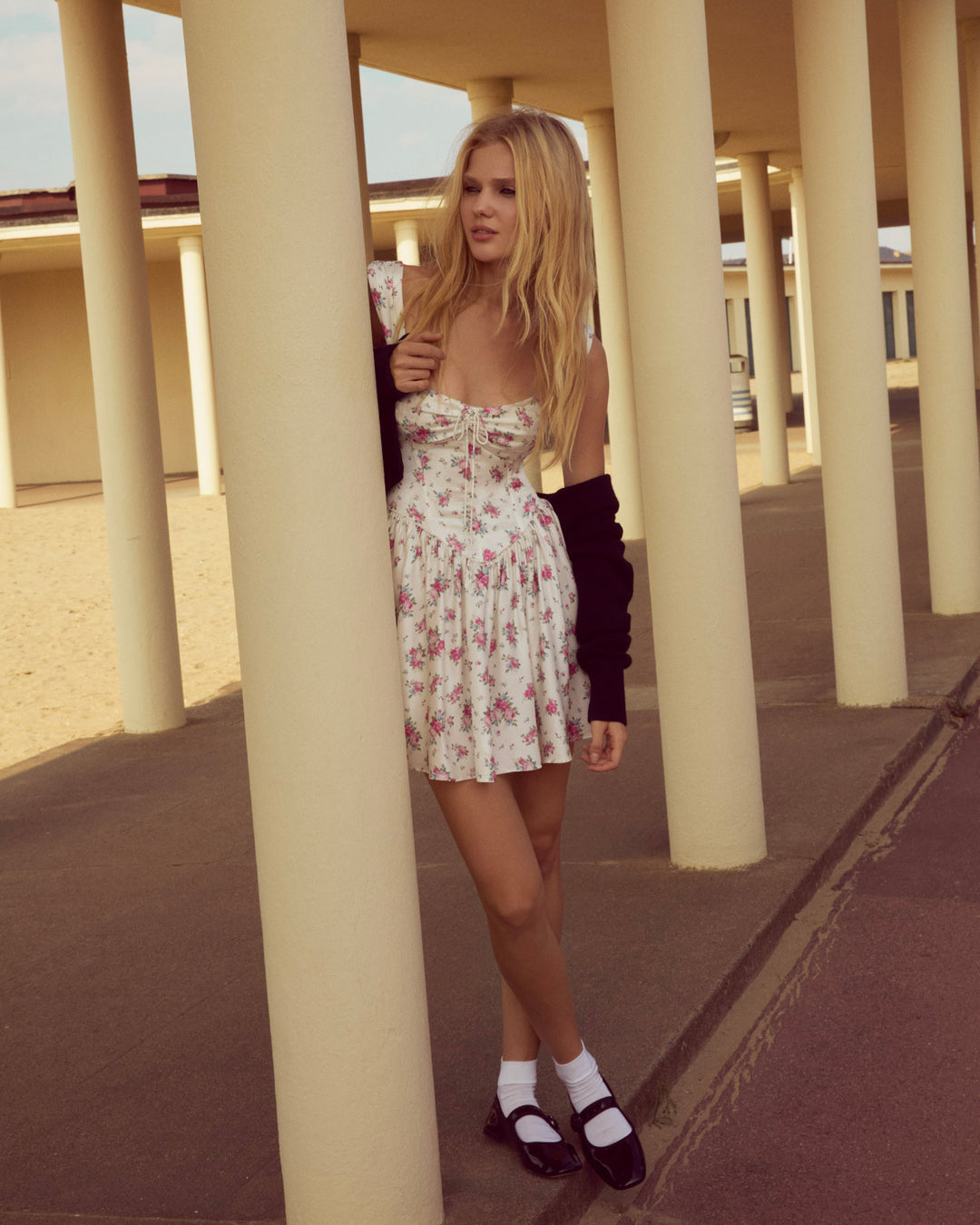 For Love and Lemons August Mini Dress - White