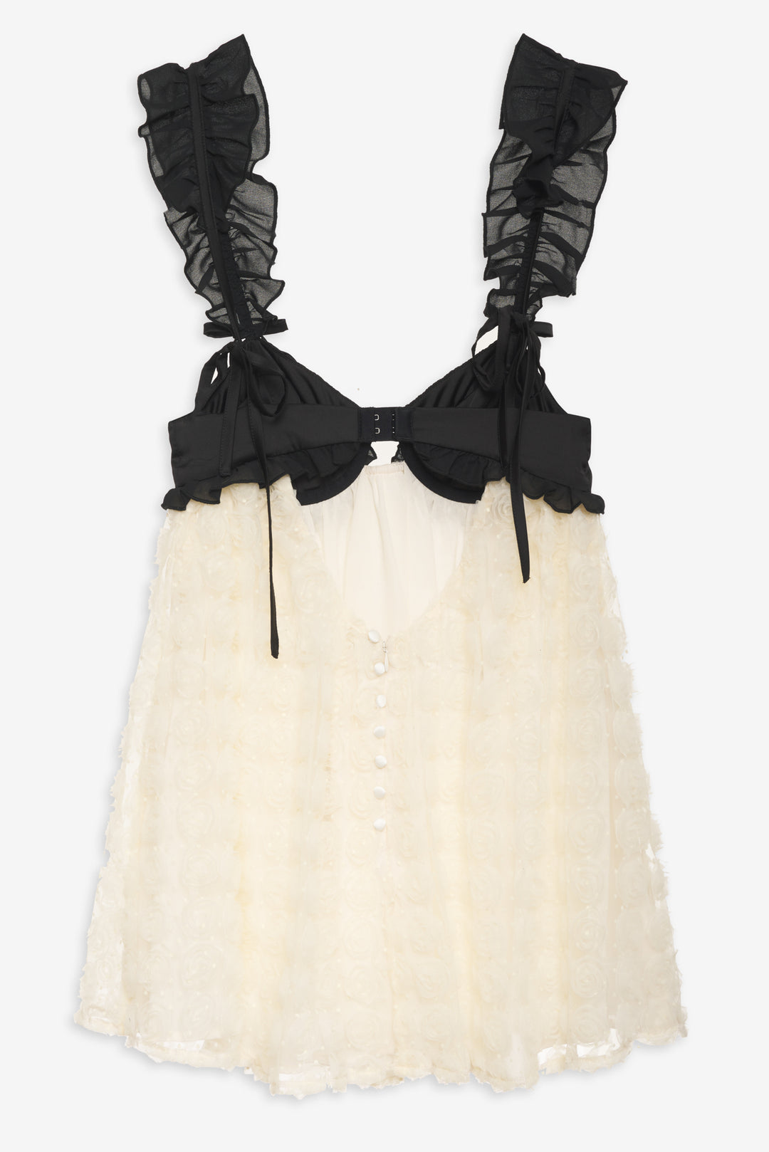 For Love and Lemons Poppy Mini Dress - Ivory