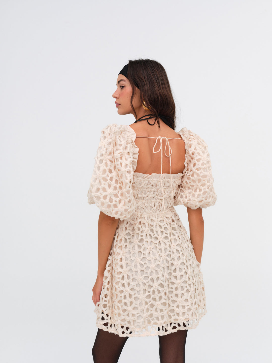 For Love and Lemons Brooke Mini Dress - White