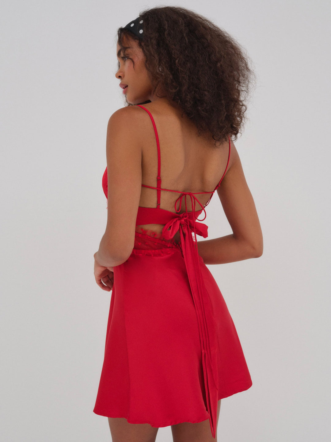 For Love and Lemons Val Mini Dress - Red