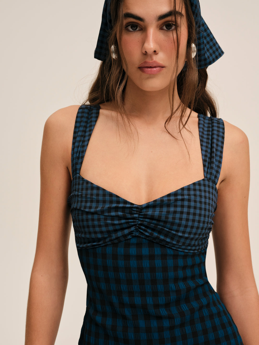 For Love and Lemons Blue River Mini Dress - Navy