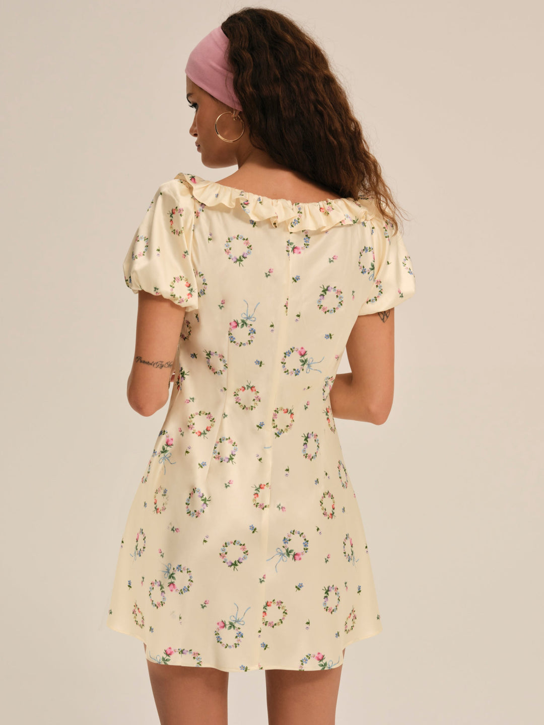 For Love and Lemons Jaida Mini Dress - Yellow