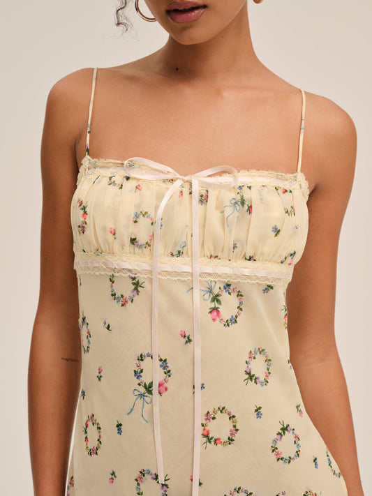 For Love and Lemons Midsummer Maxi Dress - Yellow
