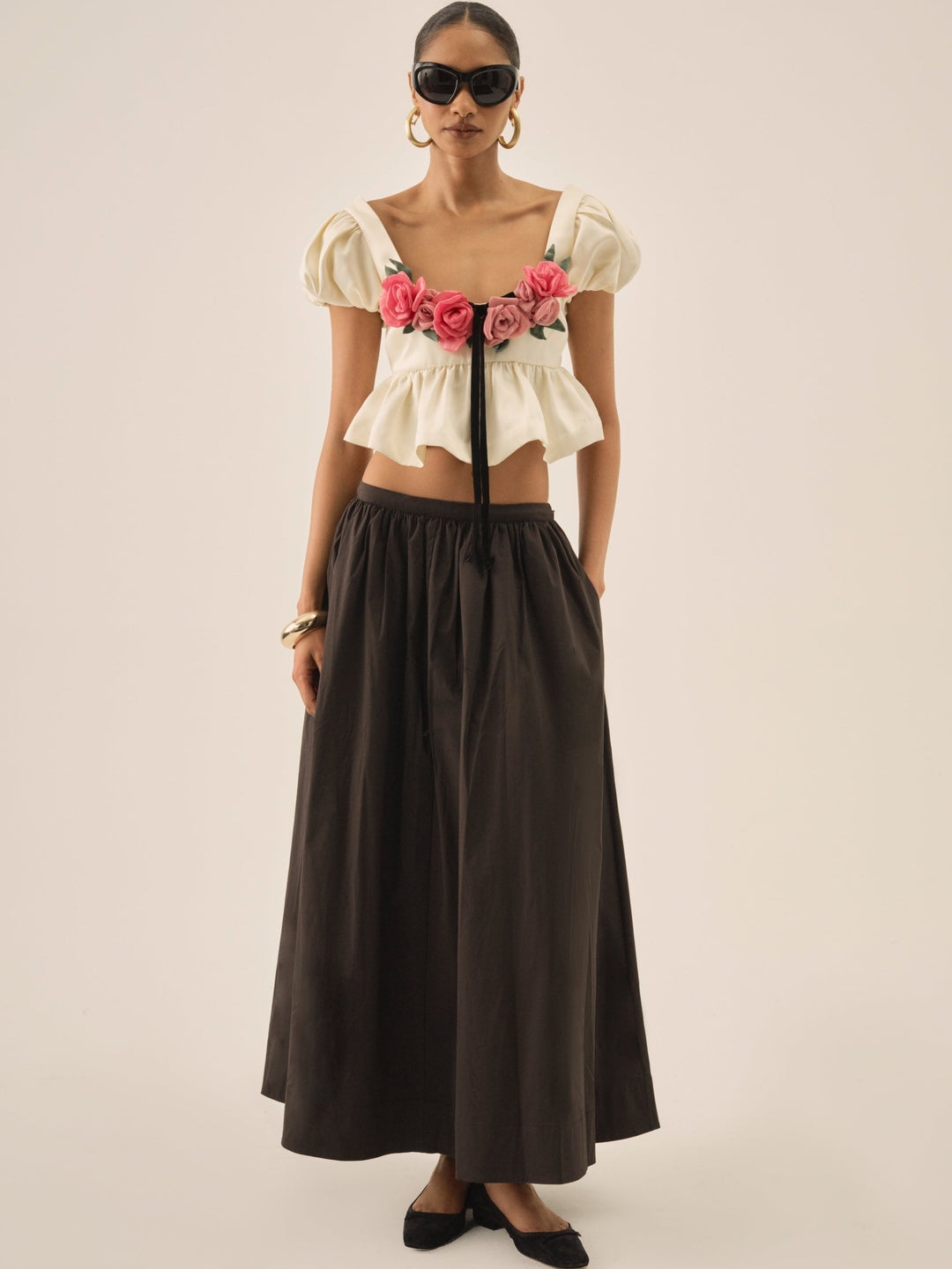 For Love and Lemons - Rosalie Top - Cream