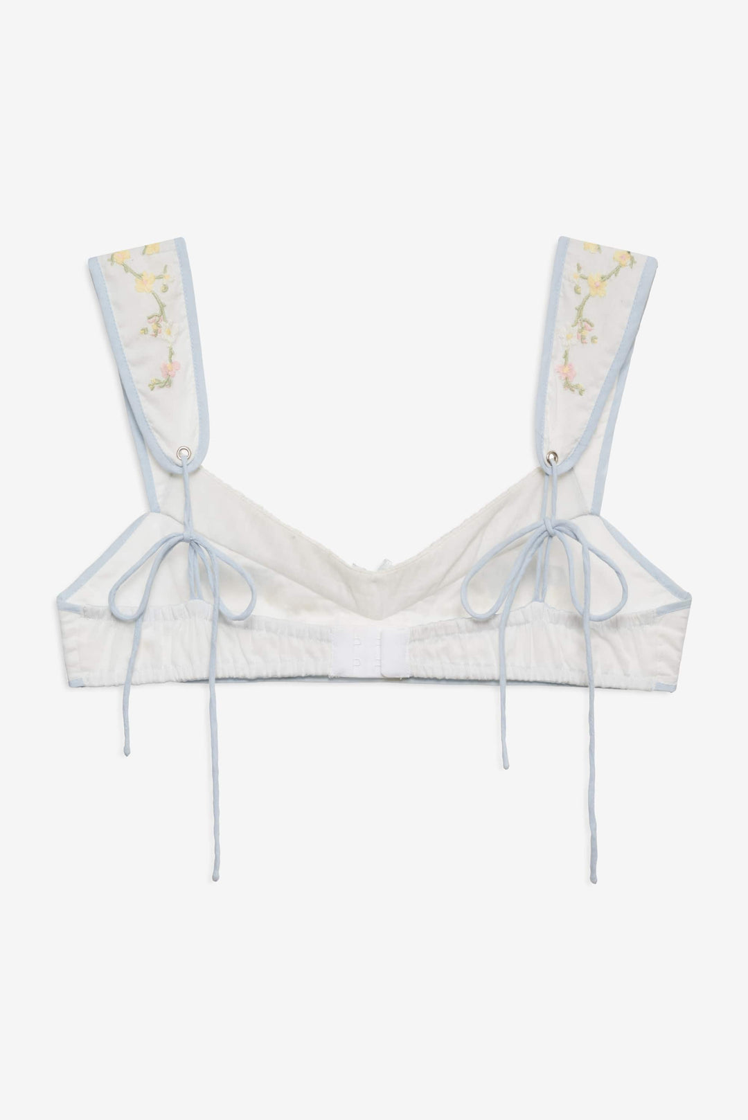 For Love and Lemons - Baby Bows Bra Top - White