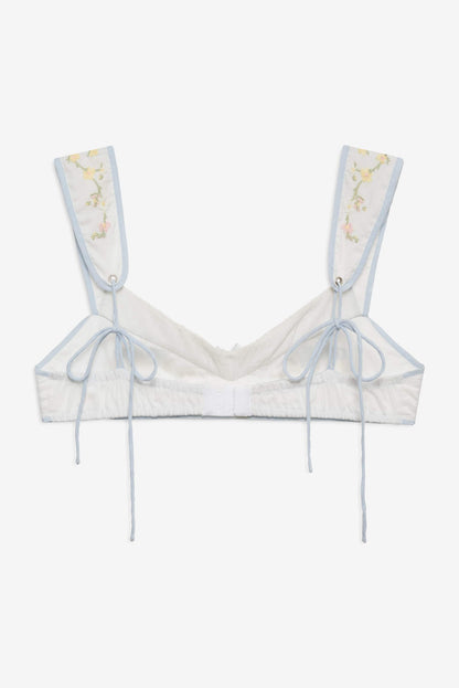 For Love and Lemons - Baby Bows Bra Top - White