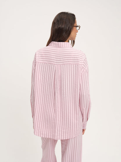For Love and Lemons - Mindy Button-Down Shirt - Pink