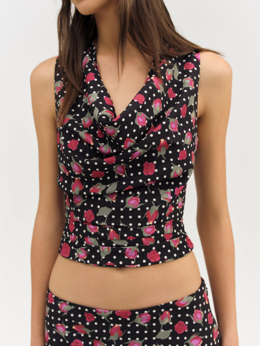 For Love and Lemons - Betty Bud Top - Black