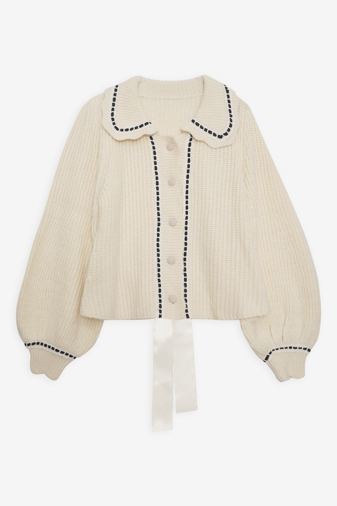 For Love and Lemons - Jade Cardigan - Cream