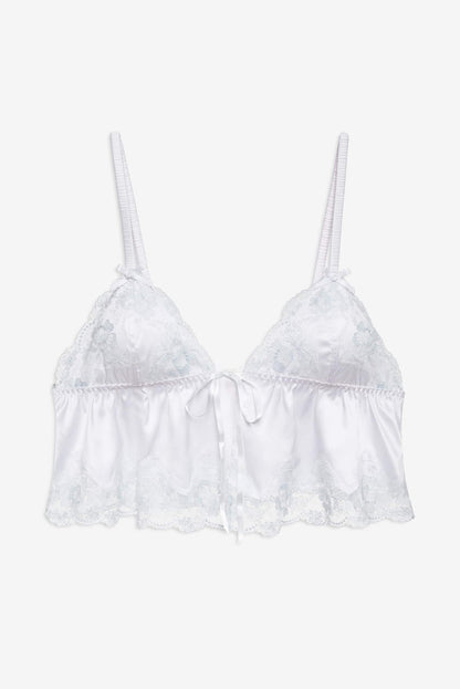 For Love and Lemons - Jaden Sleep Top - White
