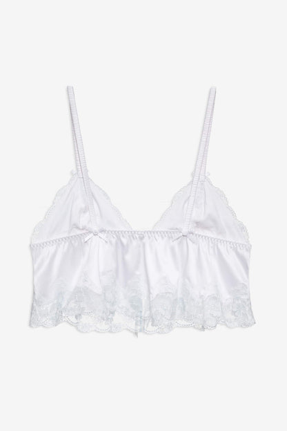 For Love and Lemons - Jaden Sleep Top - White