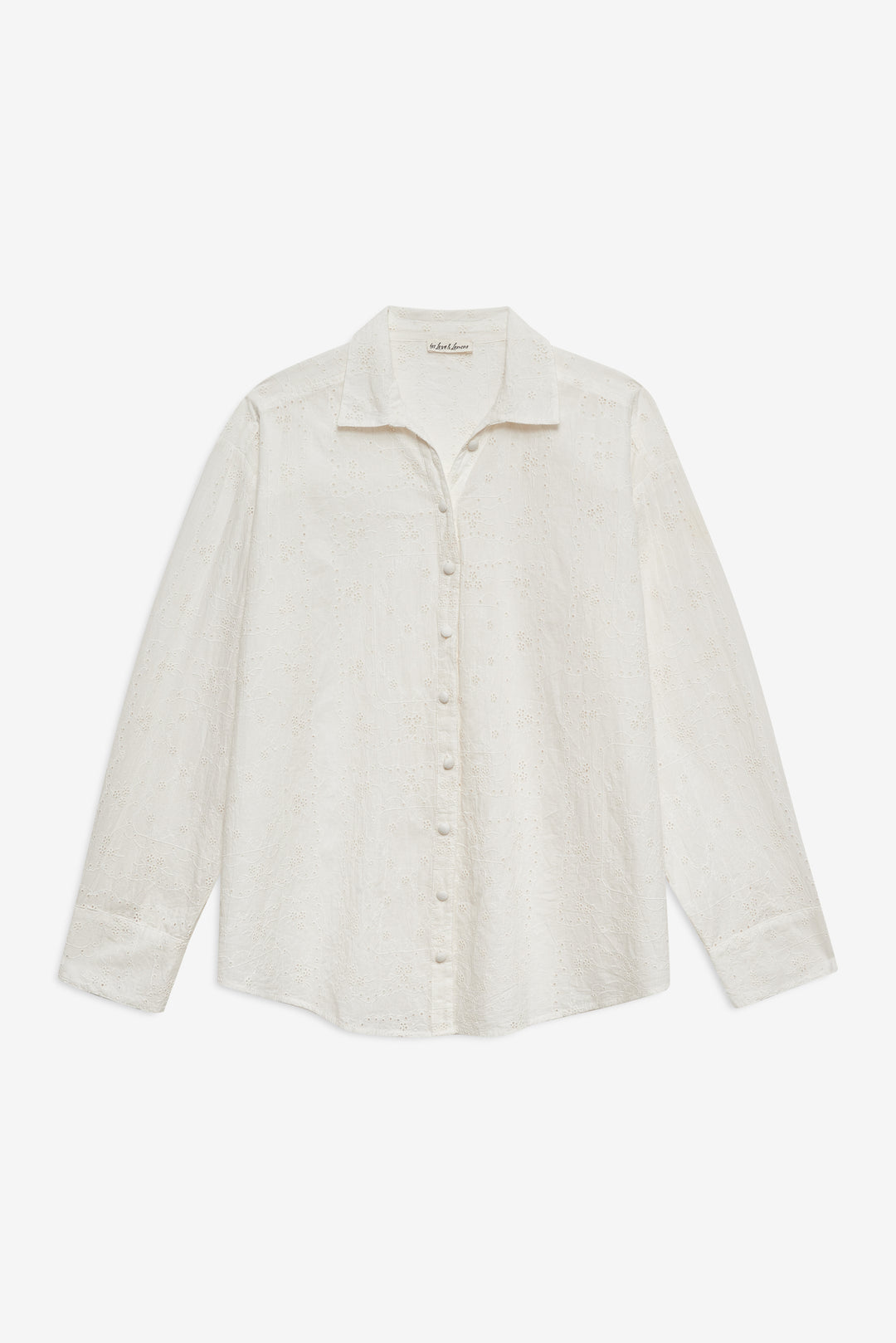 For Love and Lemons - Handkerchief Button-Up Shirt - White
