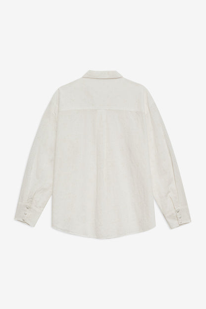 For Love and Lemons - Handkerchief Button-Up Shirt - White