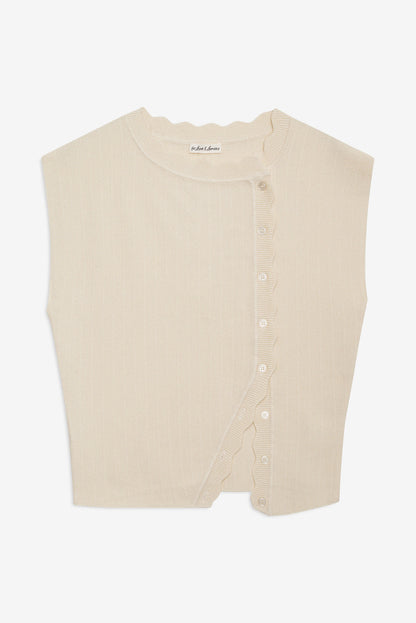For Love and Lemons - Naomi Knit Top - Cream