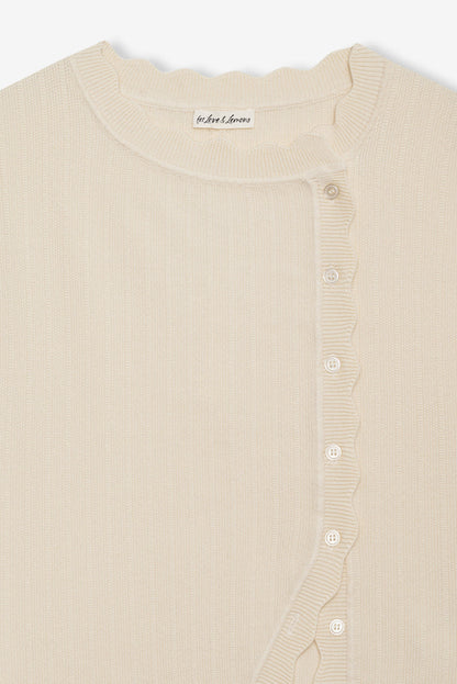 For Love and Lemons - Naomi Knit Top - Cream