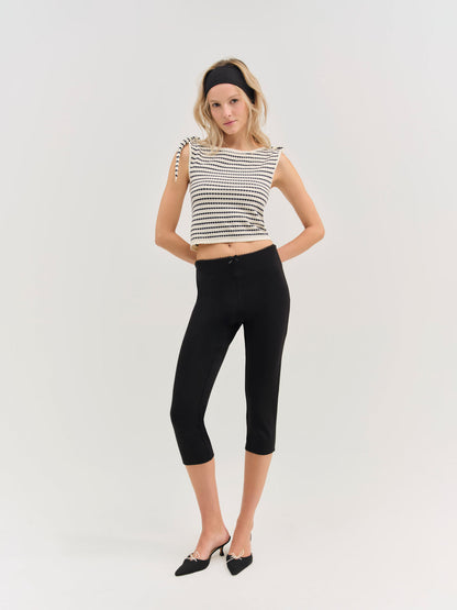 For Love and Lemons - Regatta Stripe Knit Top - Cream