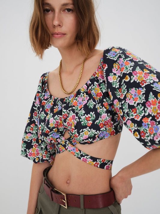 For Love and Lemons - Tate Crop Top - Multi