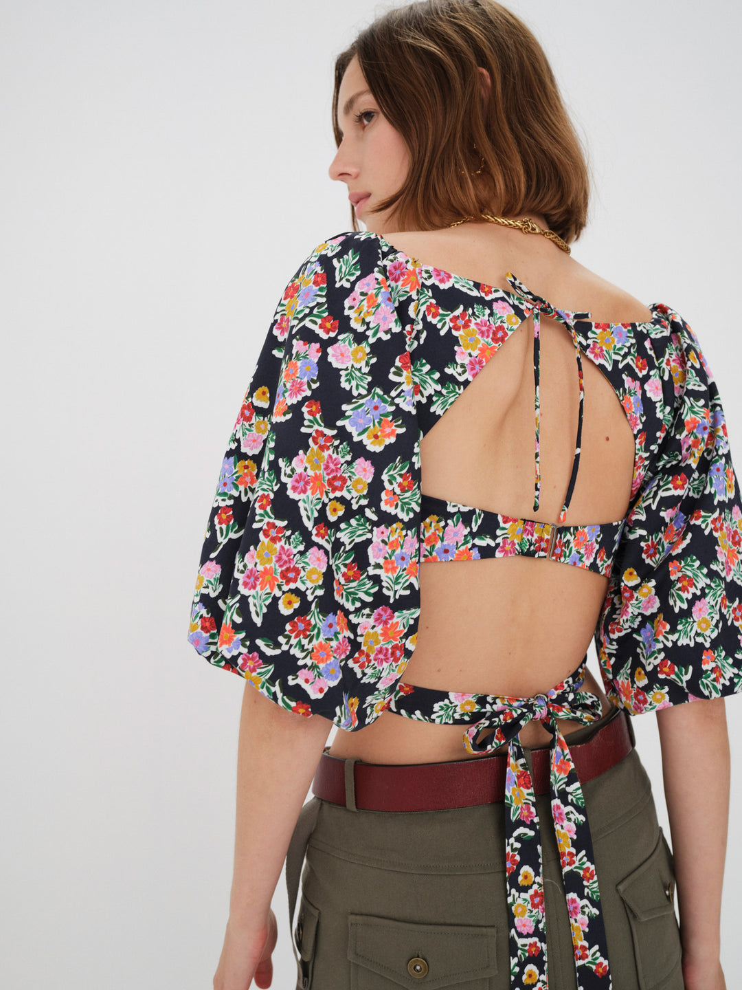 For Love and Lemons - Tate Crop Top - Multi